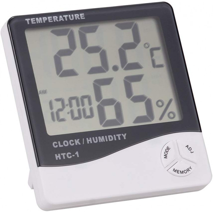 Termómetro higrómetro digital con pantalla LCD, medidor de temperatura y humedad