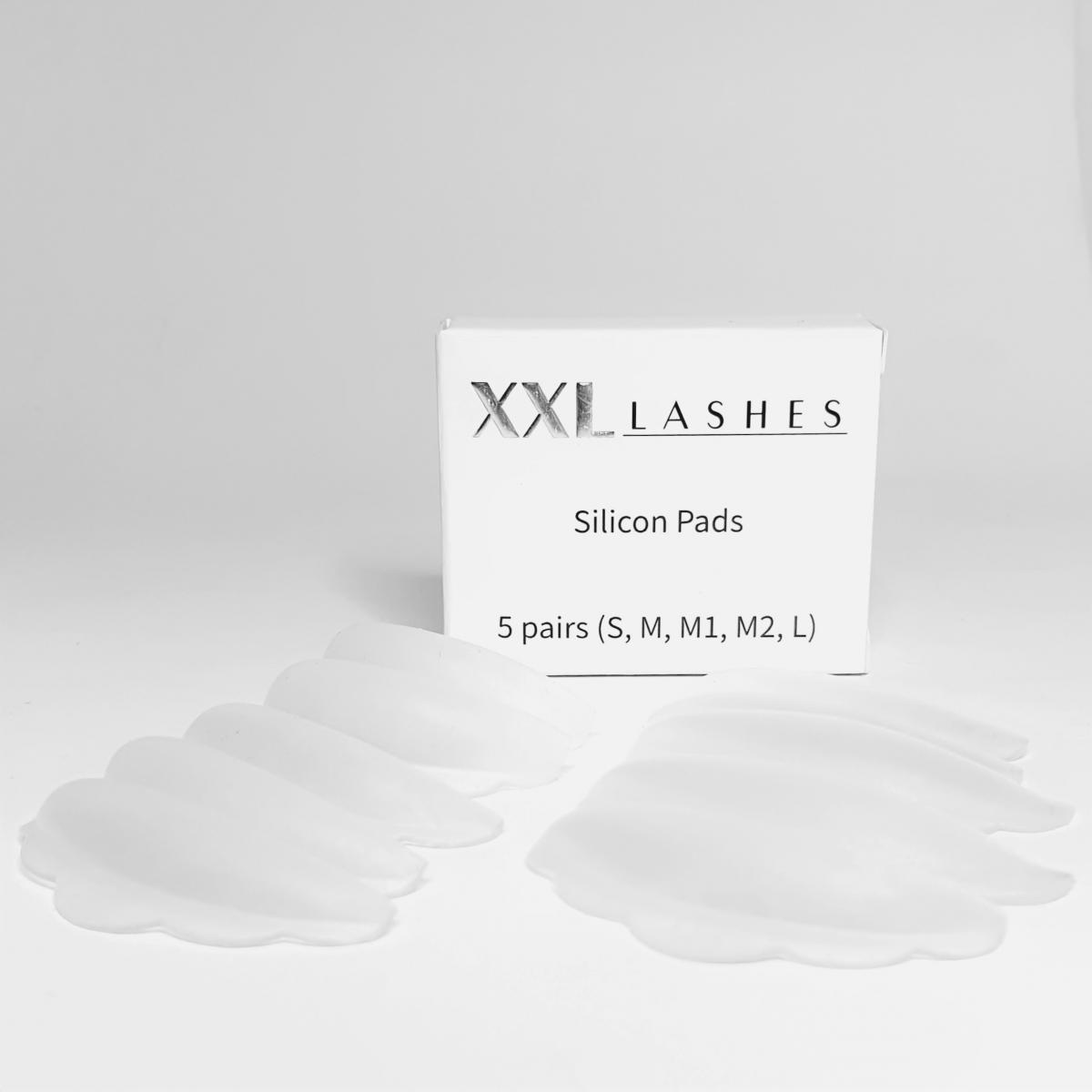Artículos especiales: almohadillas de silicona para levantar las pestañas. 5 pares en 5 tamaños diferentes