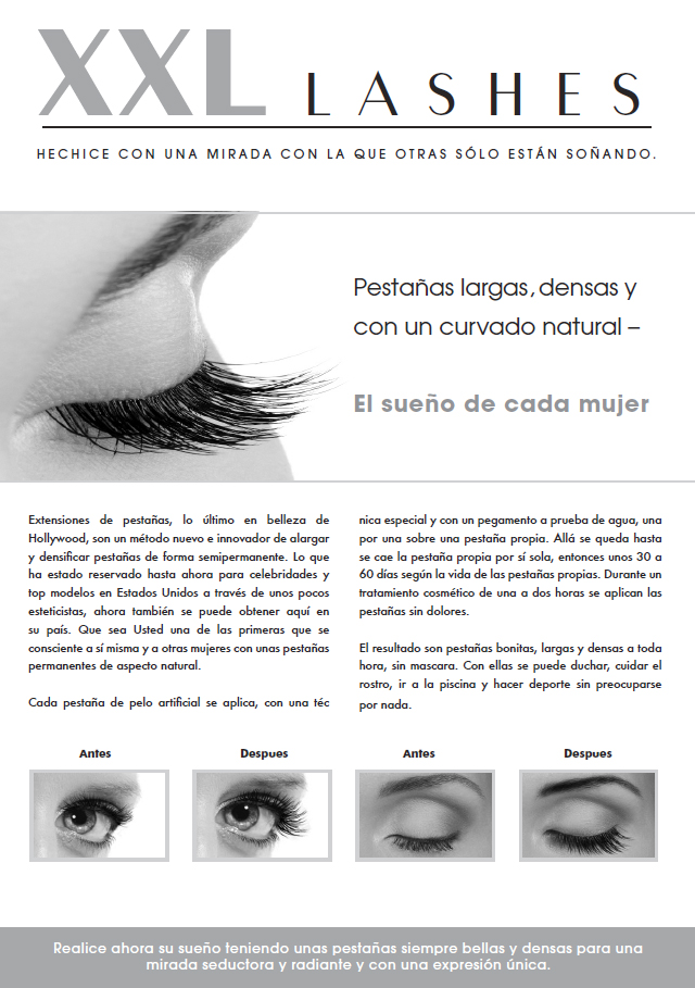 100 pcs Flyer de promoción A5 - "ojo"